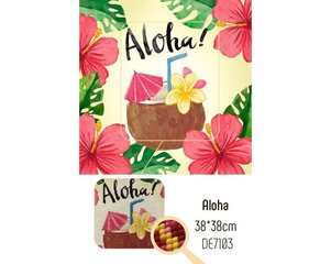 Pildid straazidega teemantmosaiiktehnikas "Aloha" Collection D'Art 38x38cm hind ja info | Teemantmaalid, teemanttikandid | kaup24.ee