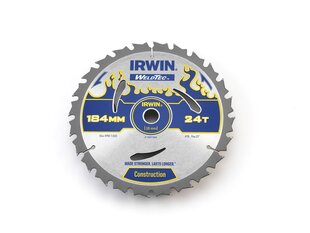 Циркулярная пила WeldTec Irwin 184x30x2.4mm 24z. - 1897368 цена и информация | Пилы, циркулярные станки | kaup24.ee