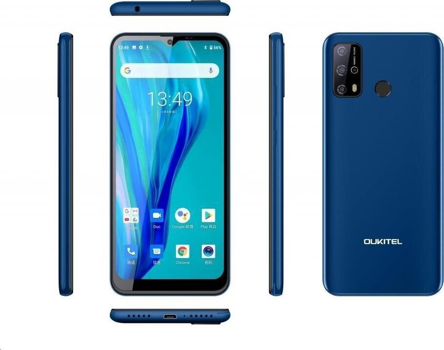 Oukitel C23 Pro, 64GB, Dual SIM, Blue hind ja info | Telefonid | kaup24.ee