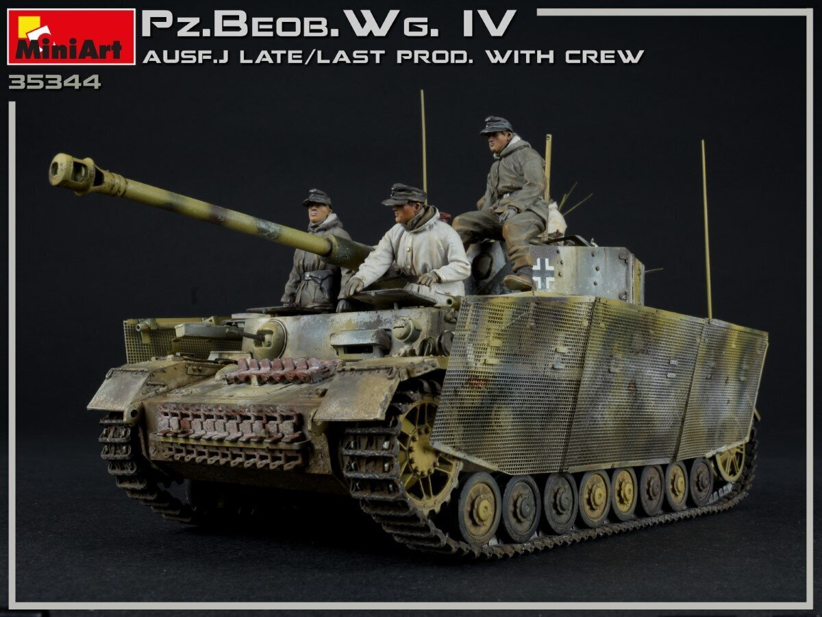 Liimmudel MiniArt 35344 Pz.Beob.Wg.IV Ausf. J Late/Last Prod. 2 IN 1 W/CREW 1/35 hind ja info | Liimitavad mudelid | kaup24.ee