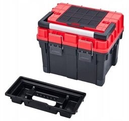 Tööriistakast Patrol HD Compact 2 (45x35x35cm), koos plastlukuga hind ja info | Tööriistakastid, tööriistahoidjad | kaup24.ee