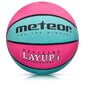Korvpallipall Meteor LAYUP #4 roosa/sinine цена и информация | Korvpallid | kaup24.ee
