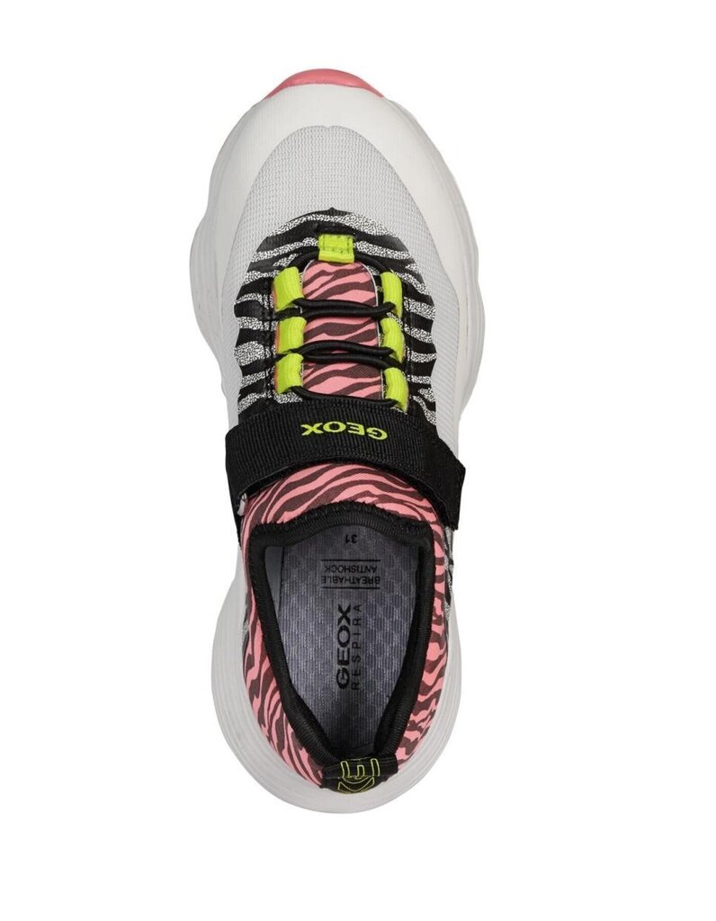 Spordijalatsid Geox J Bubblex Girl(31-39) J15CNA 014EE C0563 White/Fuchsia 21S hind ja info | Laste spordijalatsid | kaup24.ee