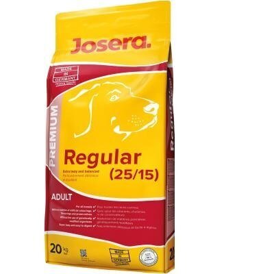 Koeratoit Josera Regular 20 kg цена и информация | Kuivtoit koertele | kaup24.ee
