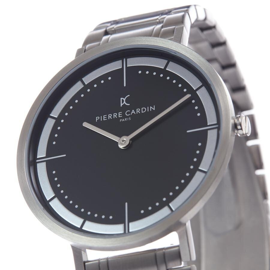 Meeste käekell Pierre Cardin Belleville Park Black Stainless Steel Link Watch цена и информация | Meeste käekellad | kaup24.ee