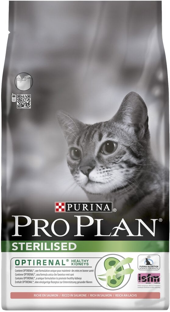 Pro plan sterilised cat salmon 1.5kg hind ja info | Kuivtoit kassidele | kaup24.ee