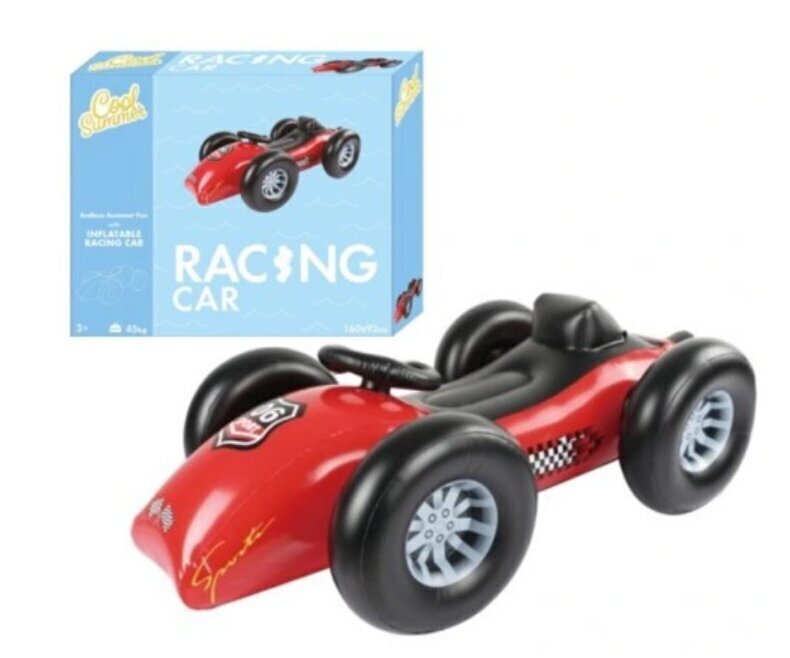 Täispuhutav madrats TM Toys Racing Car, 160 cm hind ja info | Täispuhutavad veemänguasjad ja ujumistarbed | kaup24.ee