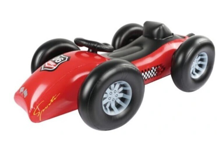 Täispuhutav madrats TM Toys Racing Car, 160 cm цена и информация | Täispuhutavad veemänguasjad ja ujumistarbed | kaup24.ee