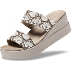 Crocs™ женские сандалии Brooklyn Mid Wedge, коричневый цена и информация | Шлепанцы, тапочки для женщин | kaup24.ee