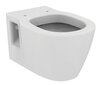 Komplekt: seinale paigaldatav WC-pott Ideal Standard WC Connect RIM, aeglaselt sulguva kaanega, raam Prosys Eco WC, valge nupp E803501 / E772401 / E2332AC hind ja info | WС-potid | kaup24.ee