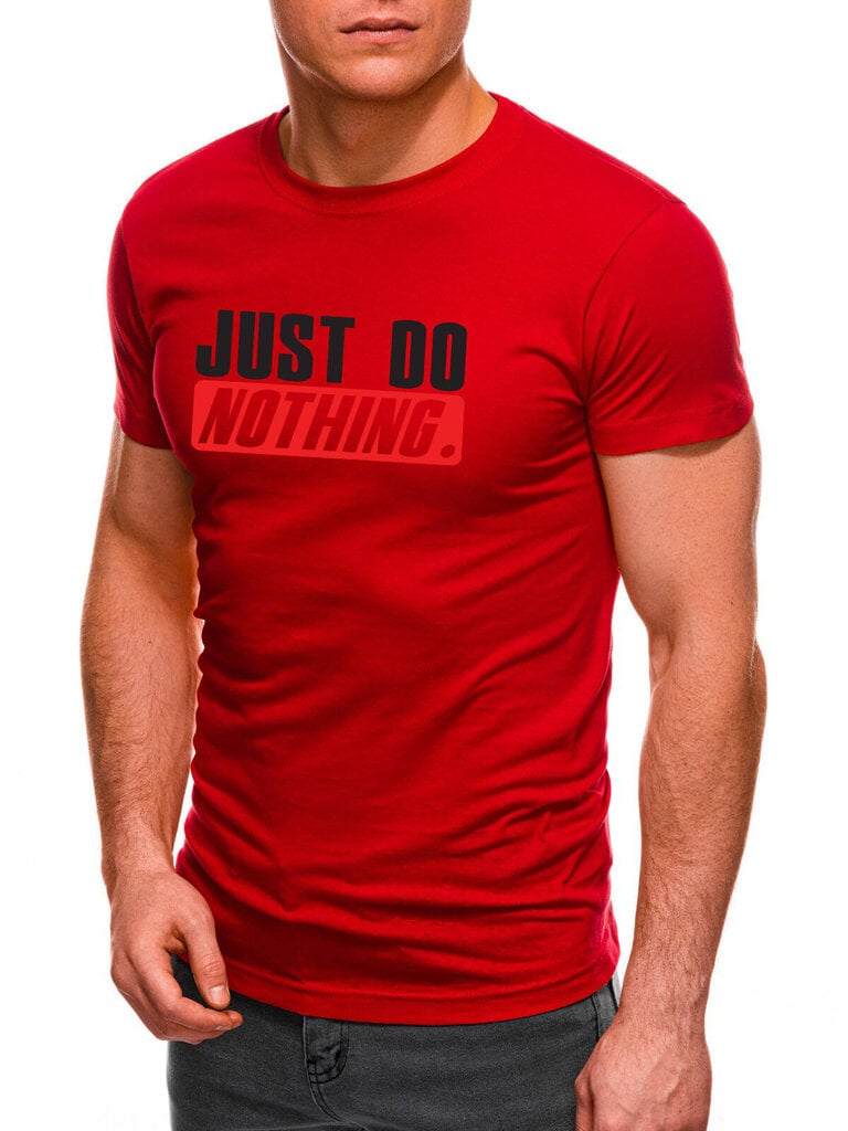 Meeste T-särk Just do nothing JS/712005-43547, punane цена и информация | Meeste T-särgid | kaup24.ee