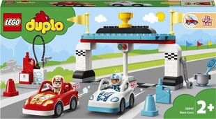10947 LEGO® DUPLO Võidusõiduautod hind ja info | Klotsid ja konstruktorid | kaup24.ee