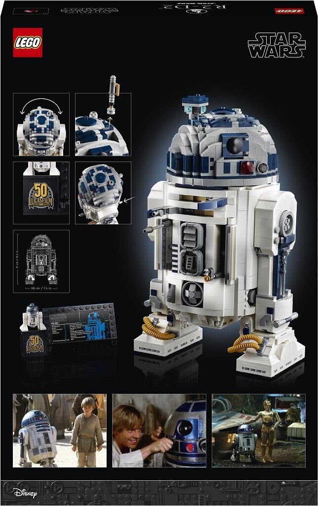 75308 LEGO® Star Wars R2-D2 hind ja info | Klotsid ja konstruktorid | kaup24.ee