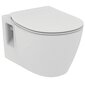 Seinale paigaldatav WC-poti komplekt Ideal Standard WC CONNECT RIM aeglaselt sulguva kaanega hind ja info | WС-potid | kaup24.ee