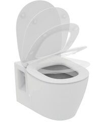 Seinale paigaldatav WC-pott Ideal Standard WC CONNECT RIM, aeglaselt sulguva kaanega E803501 / E772401, valge цена и информация | Унитазы | kaup24.ee