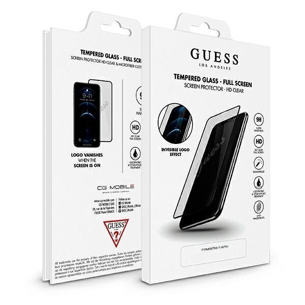 Guess tempered glass for iPhone 12 Mini 5,4&quot; GUSPP12SSLTR Vintage Magic Logo hind ja info | Ekraani kaitsekiled | kaup24.ee