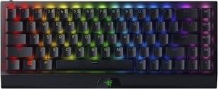 Механическая клавиатура, Razer BlackWidow V3 Mini HyperSpeed, RGB, Yellow Switch, чёрная, US цена и информация | Клавиатура с игровой мышью 3GO COMBODRILEW2 USB ES | kaup24.ee