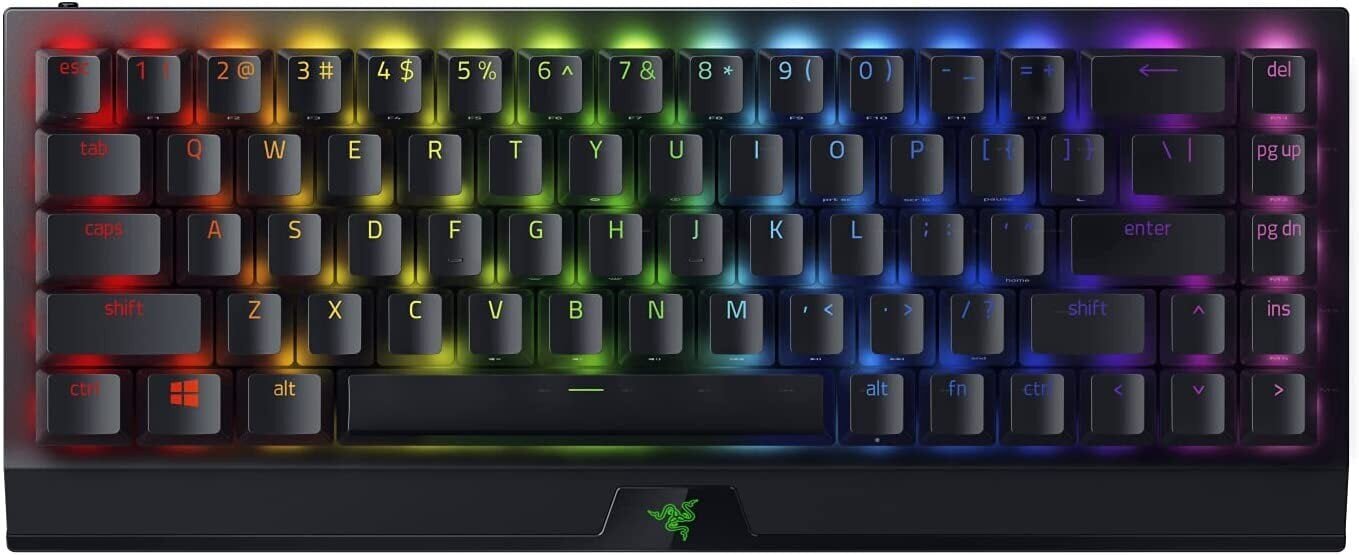 Razer BlackWidow V3 Mini HyperSpeed Yellow Switch US цена и информация | Klaviatuurid | kaup24.ee