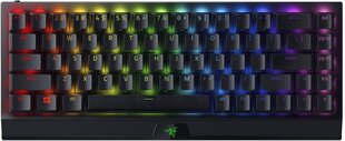 Механическая клавиатура, Razer BlackWidow V3 Mini HyperSpeed, RGB, Green Switch, чёрная, US цена и информация | Клавиатуры | kaup24.ee