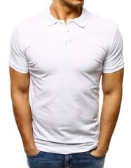 Мужская белая рубашка поло "Morom" цена и информация | Мужские футболки | kaup24.ee