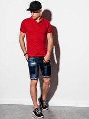 Мужская красная поло-футболка Malum цена и информация | Мужские футболки | kaup24.ee