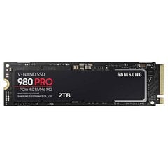 SSD 2TB 980 PRO M.2 PCIe 4.0 (MZ-V8P2T0BW) hind ja info | Samsung Arvutid ja IT- tehnika | kaup24.ee