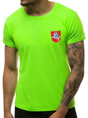 Мужская футболка Herbas JS/712005-43434-XXL, зеленая цена и информация | Мужские футболки | kaup24.ee