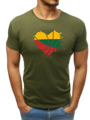 T-särk meestele Heart JS 712005 43495, roheline цена и информация | Мужские футболки | kaup24.ee