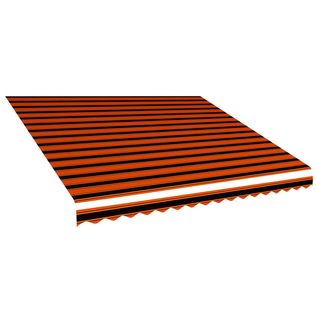 vidaXL varikatuse riie, oranž ja pruun, 400 x 300 cm hind ja info | Päikesevarjud, markiisid ja alused | kaup24.ee