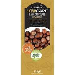 Tume šokolaad sarapuupähklitega CarbZone, 125 g hind ja info | Maiustused | kaup24.ee