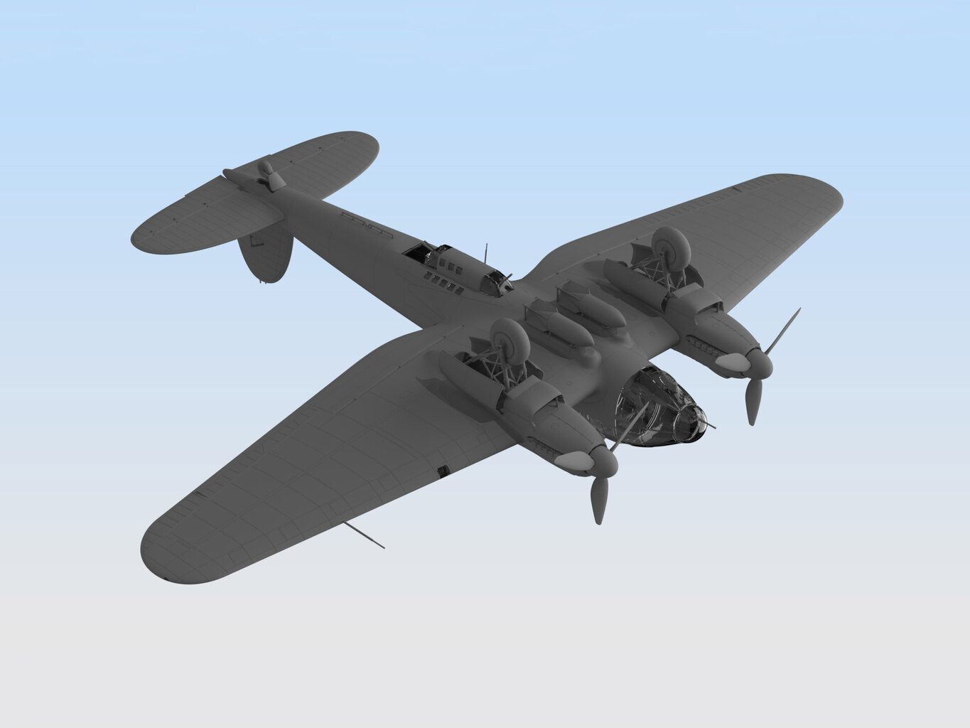 Liimitav mudel ICM 48263 German He 111H-16 1/48 hind ja info | Liimitavad mudelid | kaup24.ee