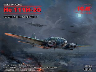 Liimitav mudel ICM 48264 German He 111H-20 1/48 hind ja info | Liimitavad mudelid | kaup24.ee