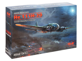 Клеющаяся модель ICM 48264 German He 111H-20 1/48 цена и информация | Склеиваемые модели | kaup24.ee