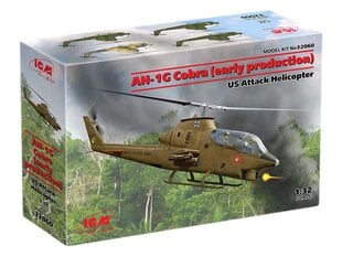 Клейкая модель ICM AH-1G Cobra (early production) 1/32 цена и информация | Склеиваемые модели | kaup24.ee