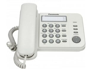 Panasonic KX-TS520FXW, valge цена и информация | Стационарные телефоны | kaup24.ee