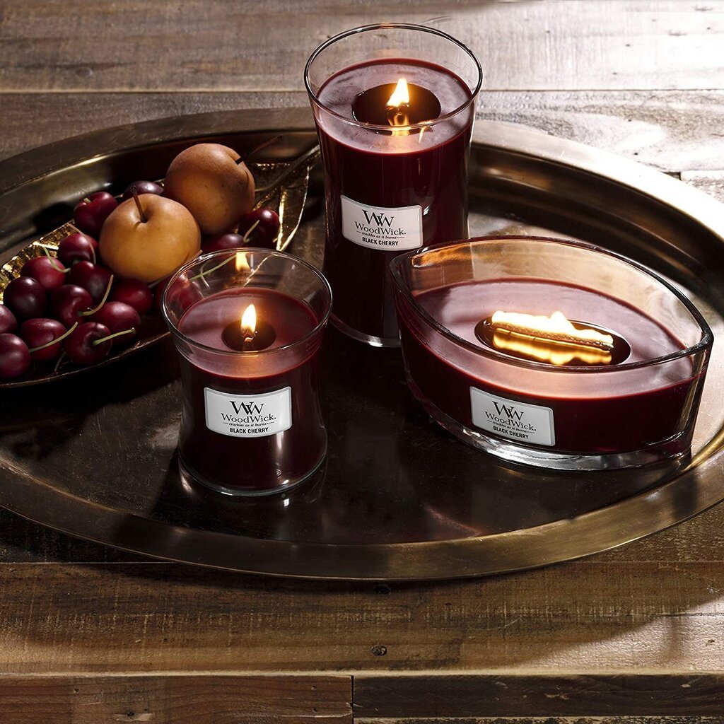 WoodWick lõhnaküünal Black Cherry, 453,6 g hind ja info | Küünlad, küünlajalad | kaup24.ee