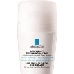 Rulldeodorant La Roche-Posay Physiological 24 H, 50 ml hind ja info | Deodorandid | kaup24.ee