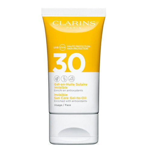 Päikesekaitsekreem näole Clarins invisible sun care - TO - OIL FACE SPF30, 50 ml hind ja info | Päikesekreemid | kaup24.ee