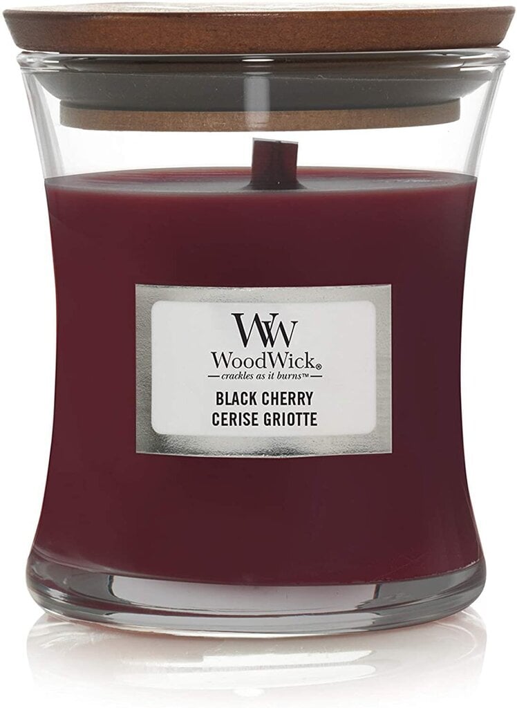 WoodWick lõhnaküünal Black Cherry 85 g hind ja info | Küünlad, küünlajalad | kaup24.ee