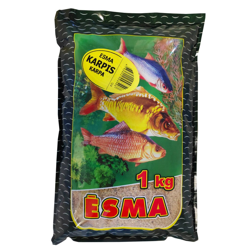 Sööt Esma Karpkala 1kg hind ja info | Kalasööt | kaup24.ee