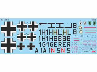 Клеющаяся модель ICM 48262 German He 111H-6 1/48 цена и информация | Склеиваемые модели | kaup24.ee