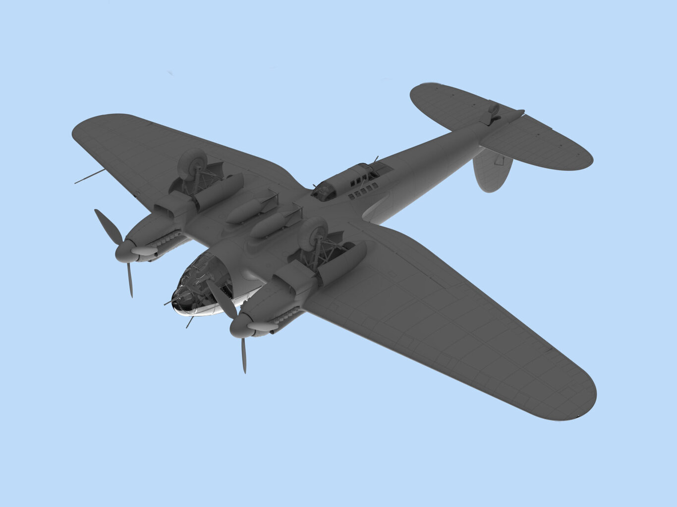 Liimitav mudel ICM 48262 German He 111H-6 1/48 hind ja info | Liimitavad mudelid | kaup24.ee