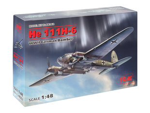 Liimitav mudel ICM 48262 German He 111H-6 1/48 hind ja info | Liimitavad mudelid | kaup24.ee