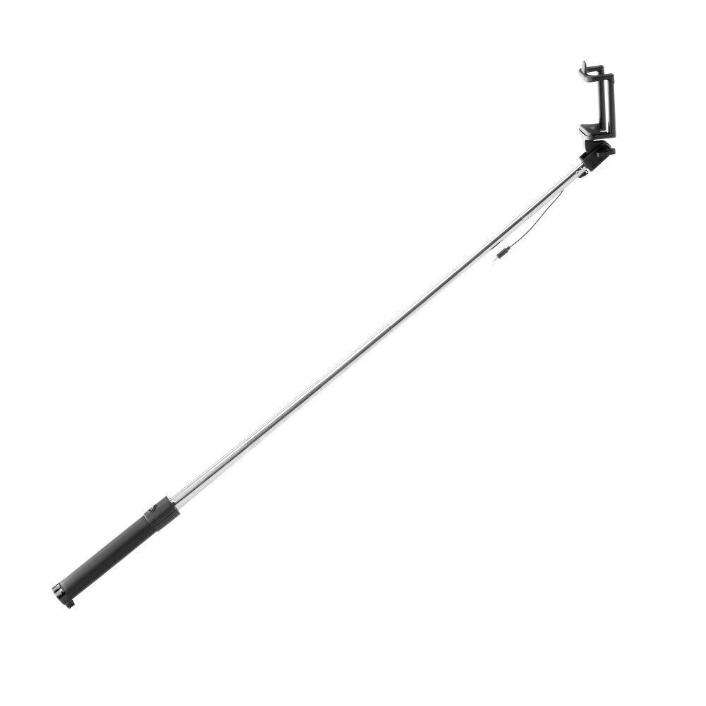 Selfie stick Blun selfie stick with remote button and 3.5 mm cable, must hind ja info | Selfie sticks | kaup24.ee