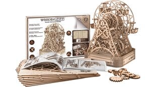 Puidust 3D-konstruktor Wooden city Vaateratas , 470 tk. цена и информация | Конструкторы и кубики | kaup24.ee