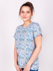 Женская футболка с принтом "Autumn" (Сине-серая) цена и информация | Женские футболки | kaup24.ee