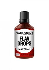 Magusad tilgad Flav Drops martsipanimaitsega, Body Attack 50 ml hind ja info | Lisandid toiduvalmistamiseks | kaup24.ee