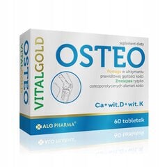 Tabletid Vitagold Osteo N60 - Alg Pharma hind ja info | Toidulisandid ja preparaadid liigestele | kaup24.ee