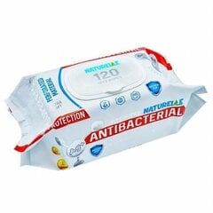 Niisked antibakteriaalsed salvrätikud Naturelle Super Pack ülipehmed, rikastatud E-vitamiini, D- pantenooli, hõbeioonide, 120tk hind ja info | Esmaabi | kaup24.ee