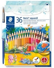 Цветные карандаши Staedtler Noris Club, акварель, 36 цветов цена и информация | Принадлежности для рисования, лепки | kaup24.ee